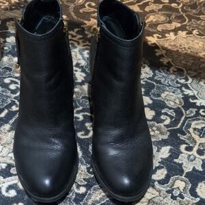 Franco Sarto Black Ankle Booties